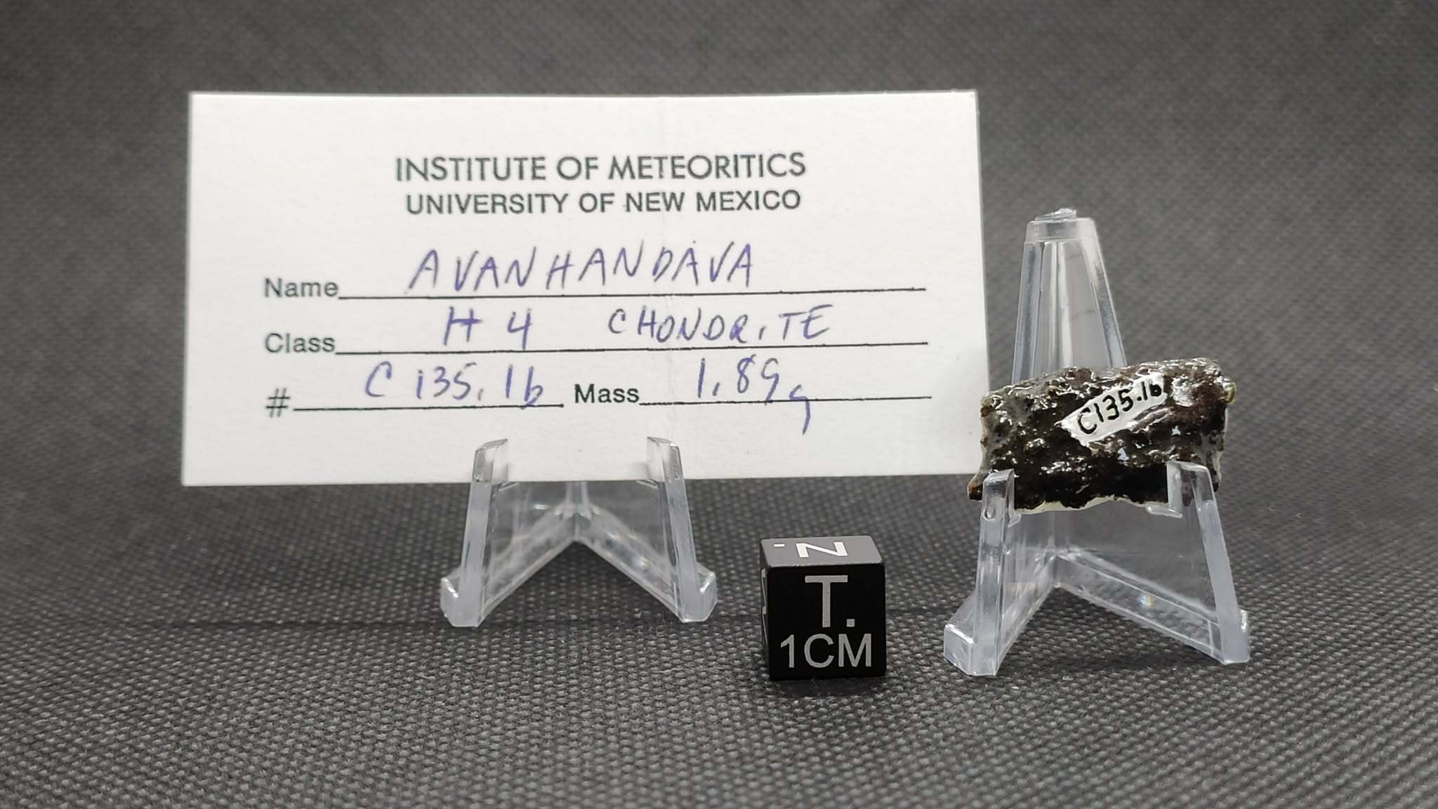 Meteorito Avanhandava da coleção Emanuel Foglietto
