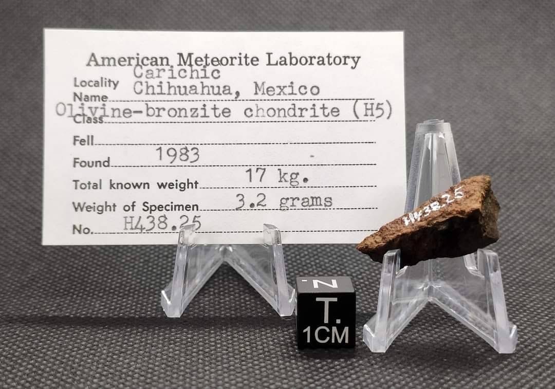 Meteorito Carichic da coleção Emanuel Foglietto