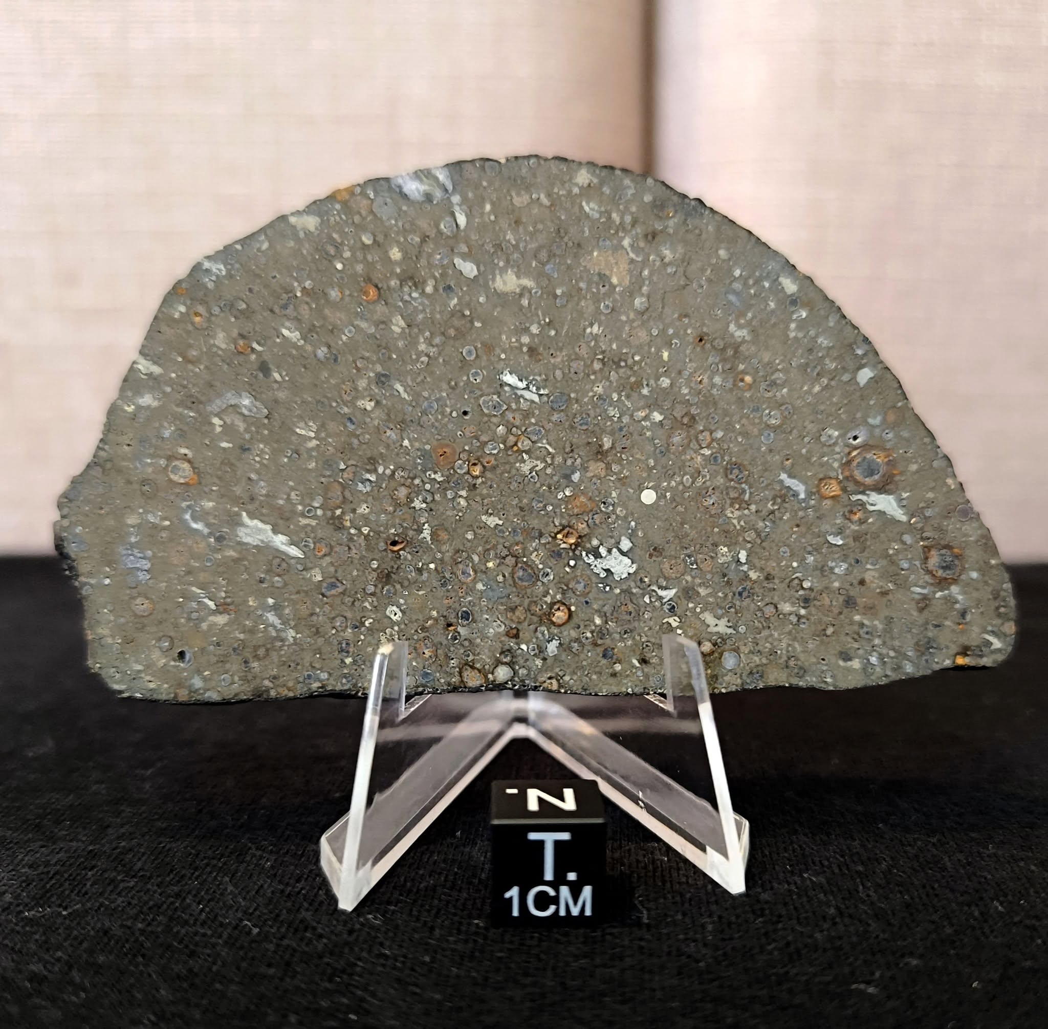 Meteorito NWA 18174 da coleção Emanuel Foglietto