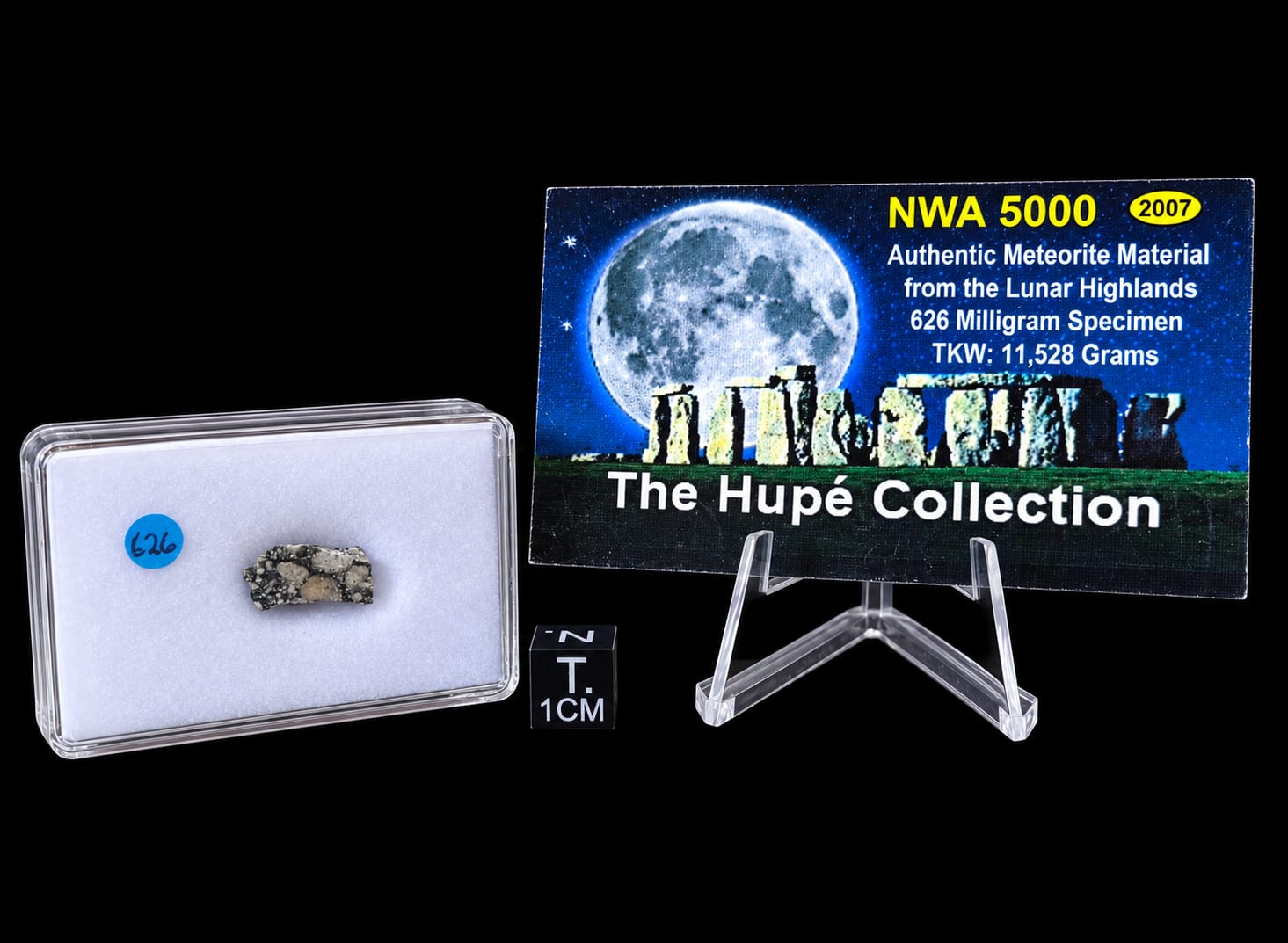 Meteorito NWA 5000 da coleção Emanuel Foglietto