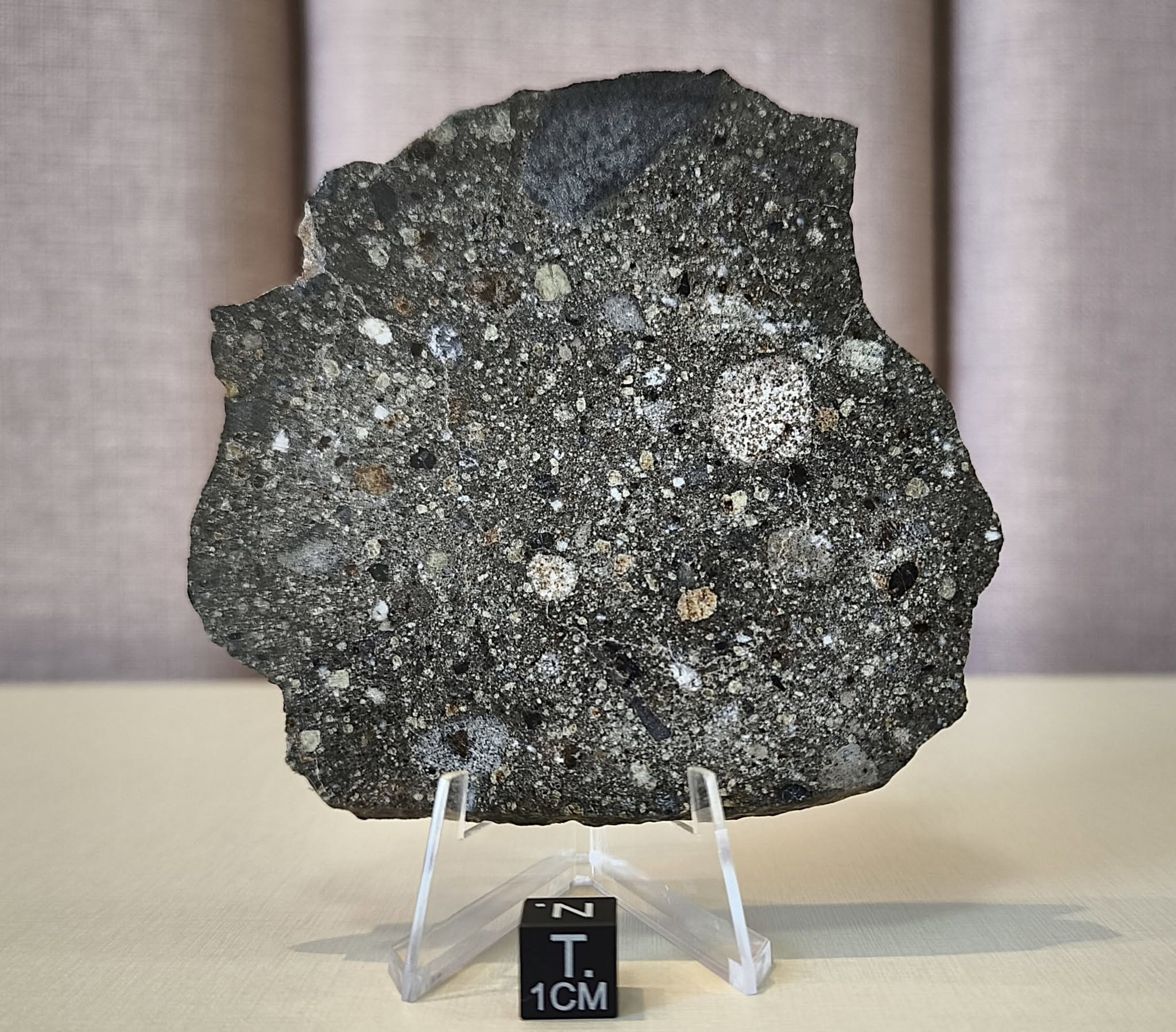 Meteorito Tilemsi 001 da coleção Emanuel Foglietto