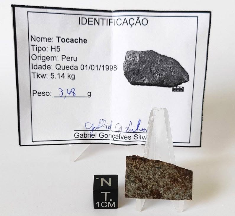 Meteorito Tocache da coleção Emanuel Foglietto
